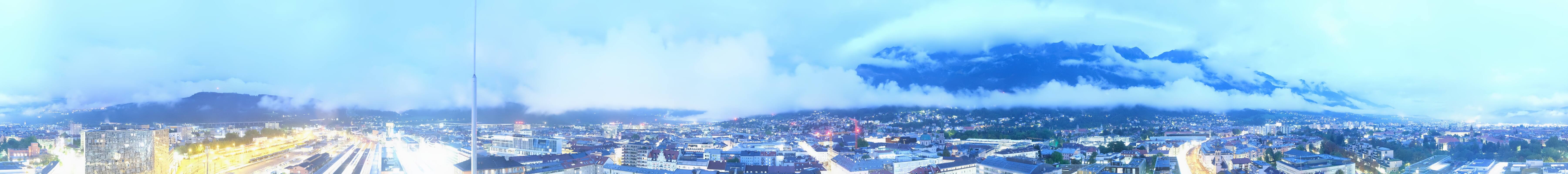 Archiv Foto Webcam Panoramablick - Innsbruck