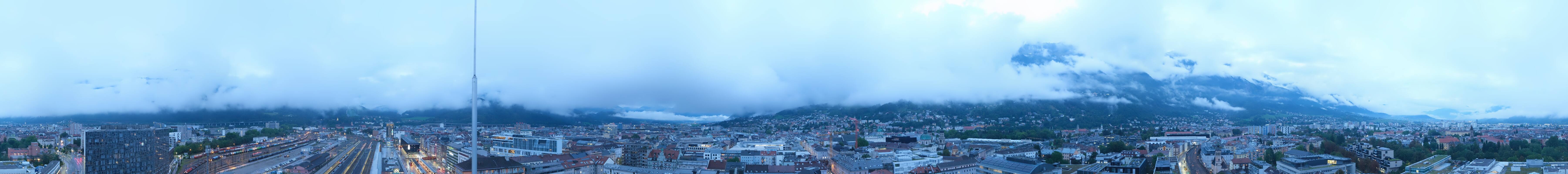Archiv Foto Webcam Panoramablick - Innsbruck
