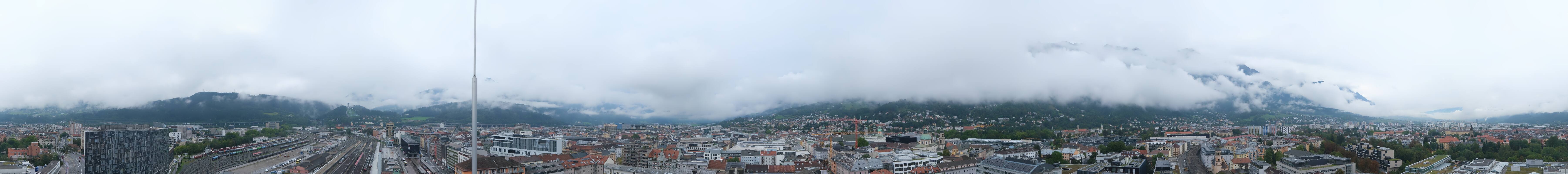 Archiv Foto Webcam Panoramablick - Innsbruck