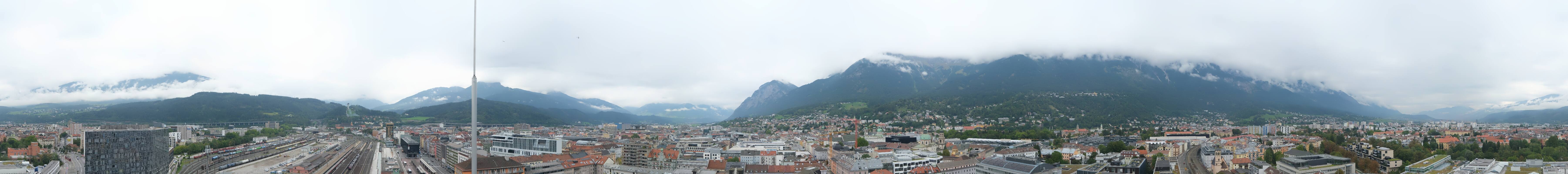 Archiv Foto Webcam Panoramablick - Innsbruck