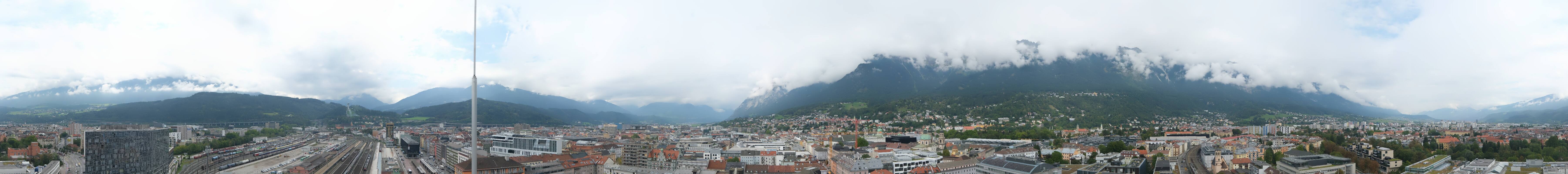 Archiv Foto Webcam Panoramablick - Innsbruck