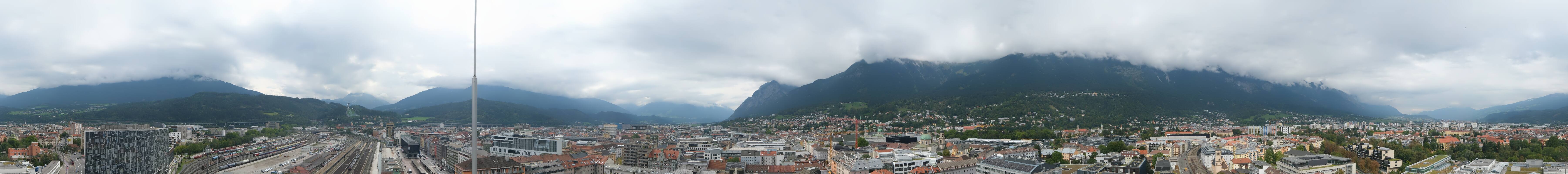 Archiv Foto Webcam Panoramablick - Innsbruck