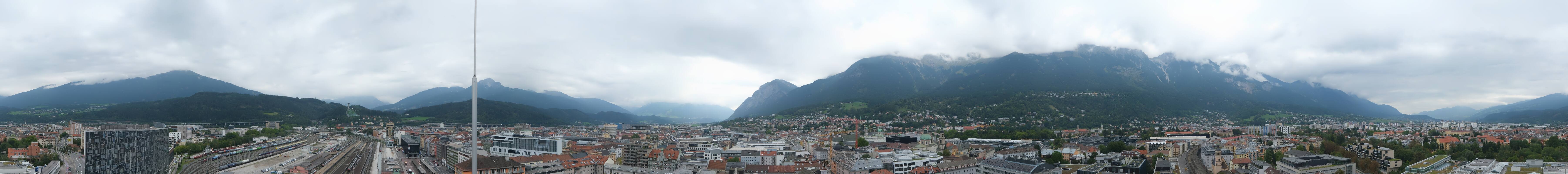 Archiv Foto Webcam Panoramablick - Innsbruck