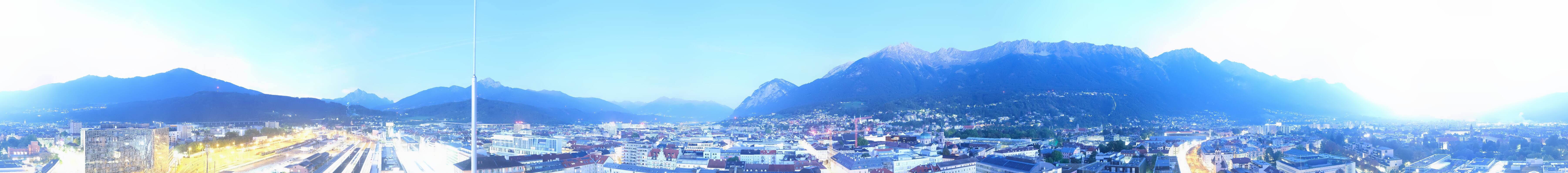 Archiv Foto Webcam Panoramablick - Innsbruck