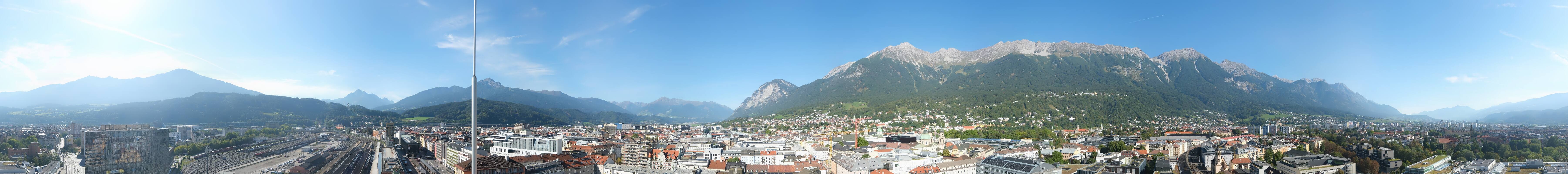 Archiv Foto Webcam Panoramablick - Innsbruck