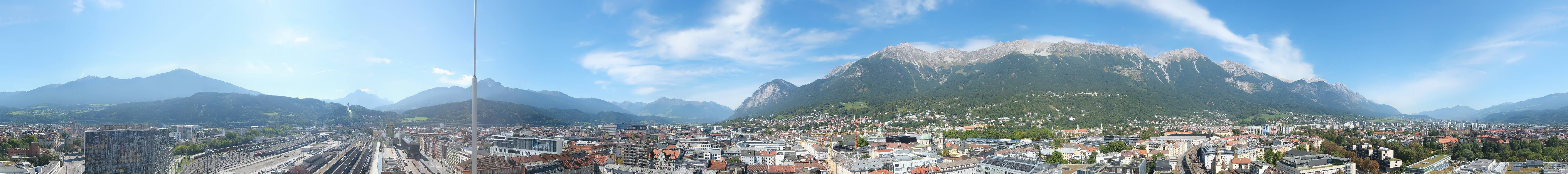 Archiv Foto Webcam Panoramablick - Innsbruck