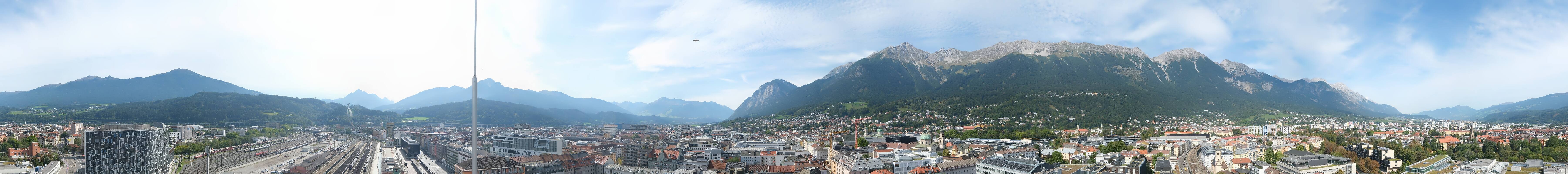 Archiv Foto Webcam Panoramablick - Innsbruck