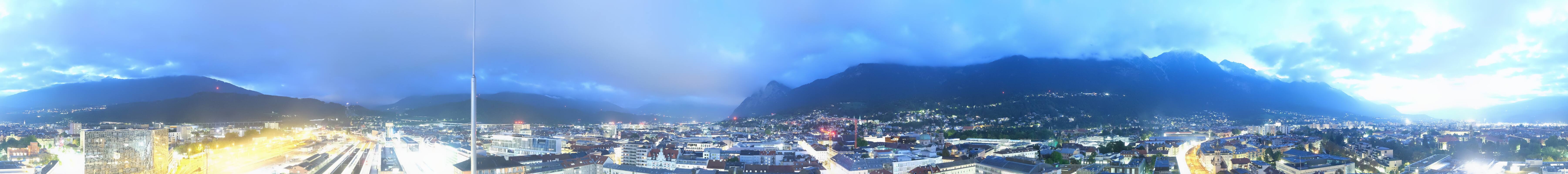 Archiv Foto Webcam Panoramablick - Innsbruck