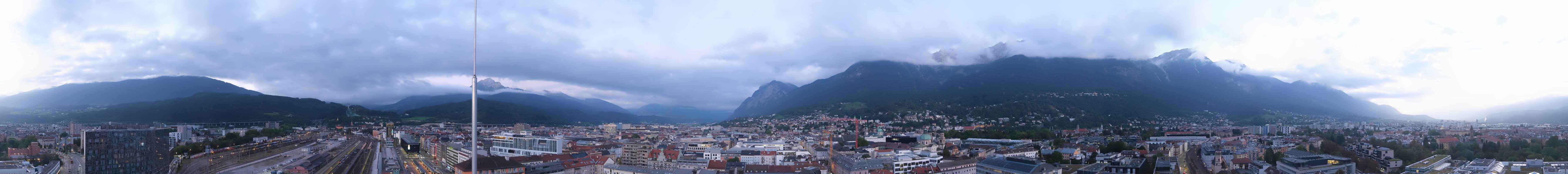 Archiv Foto Webcam Panoramablick - Innsbruck