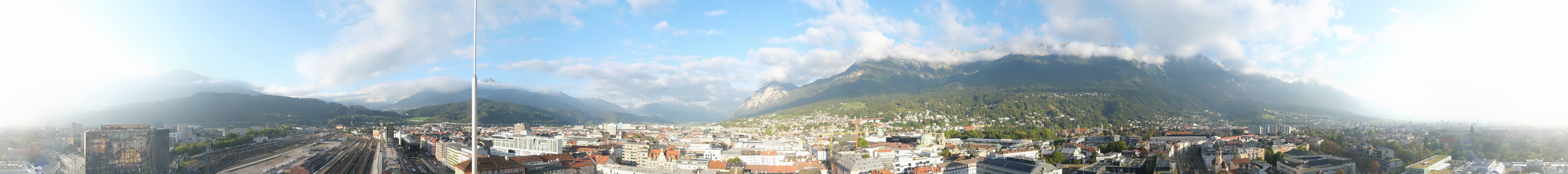 Archiv Foto Webcam Panoramablick - Innsbruck