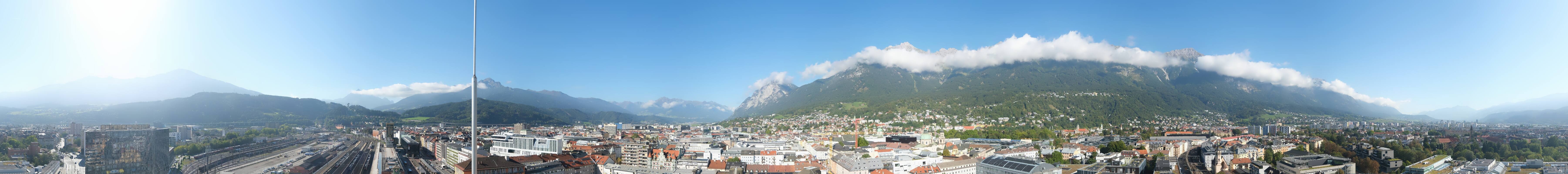 Archiv Foto Webcam Panoramablick - Innsbruck