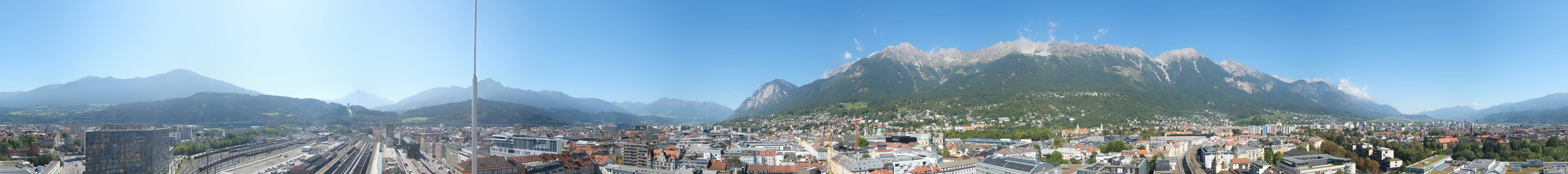 Archiv Foto Webcam Panoramablick - Innsbruck