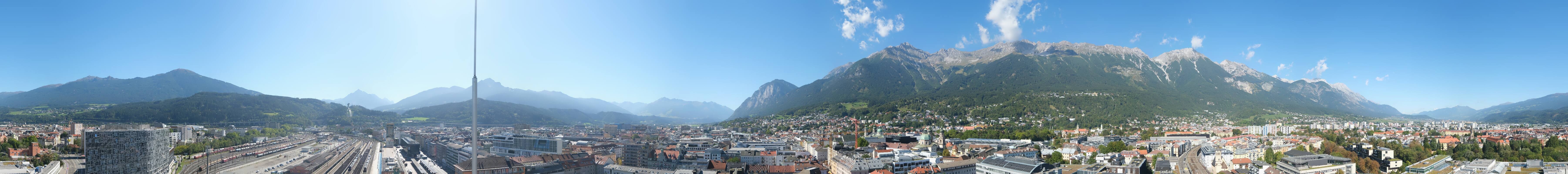 Archiv Foto Webcam Panoramablick - Innsbruck