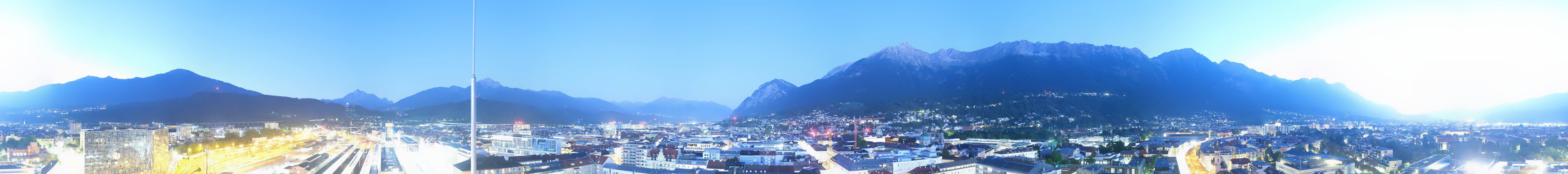 Archiv Foto Webcam Panoramablick - Innsbruck