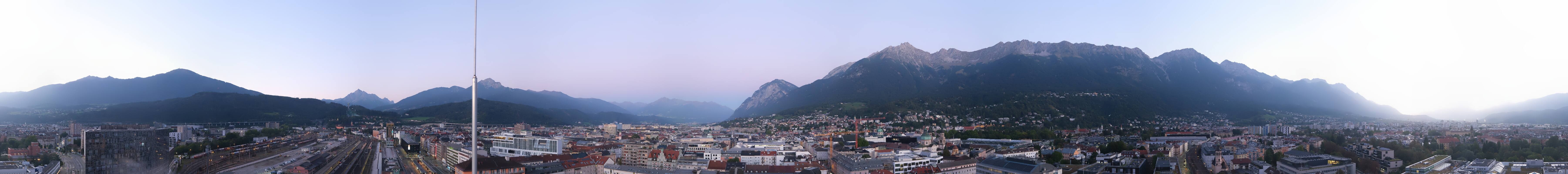 Archiv Foto Webcam Panoramablick - Innsbruck