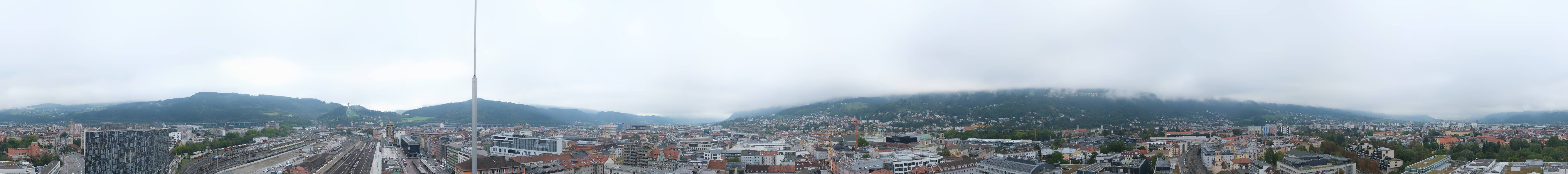 Archiv Foto Webcam Panoramablick - Innsbruck