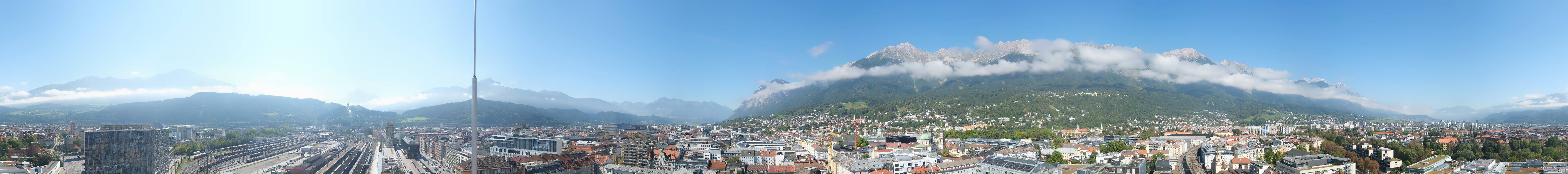 Archiv Foto Webcam Panoramablick - Innsbruck