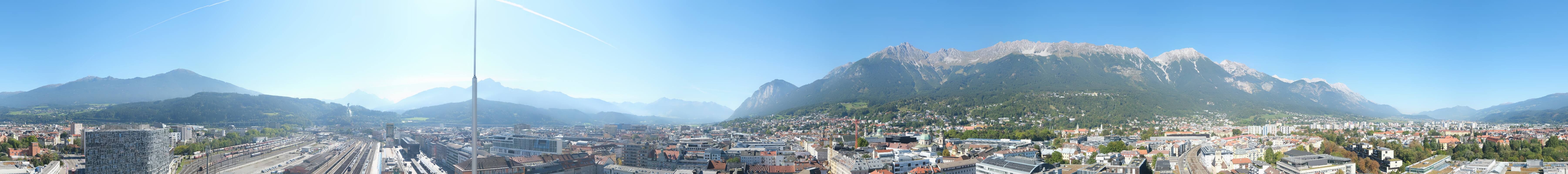 Archiv Foto Webcam Panoramablick - Innsbruck