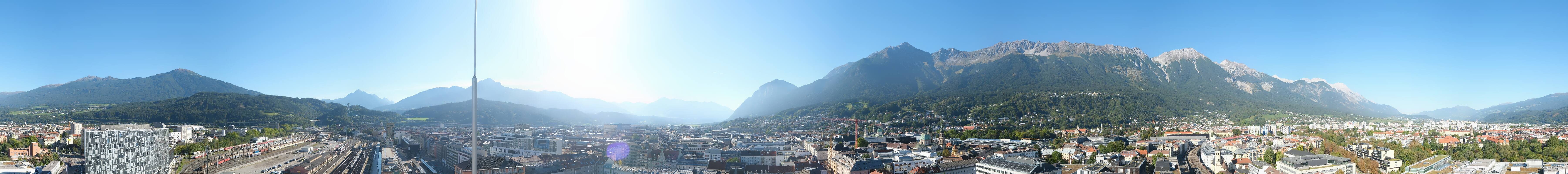 Archiv Foto Webcam Panoramablick - Innsbruck