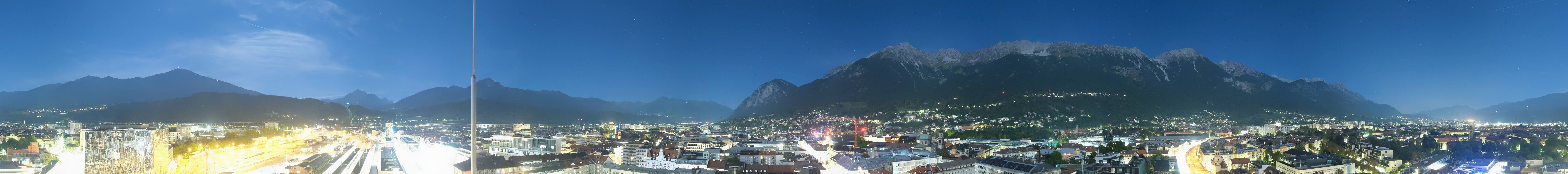 Archiv Foto Webcam Panoramablick - Innsbruck