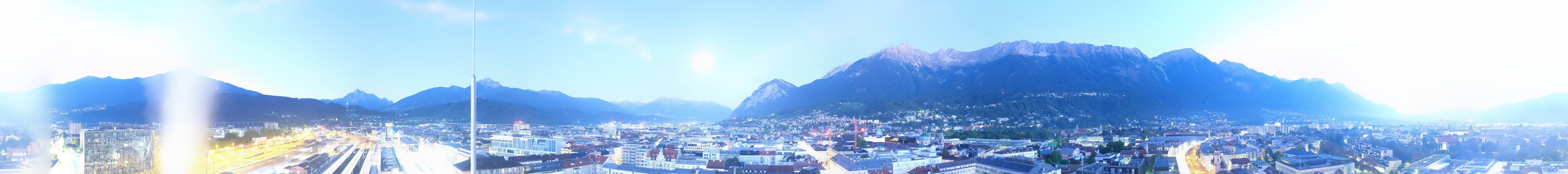 Archiv Foto Webcam Panoramablick - Innsbruck