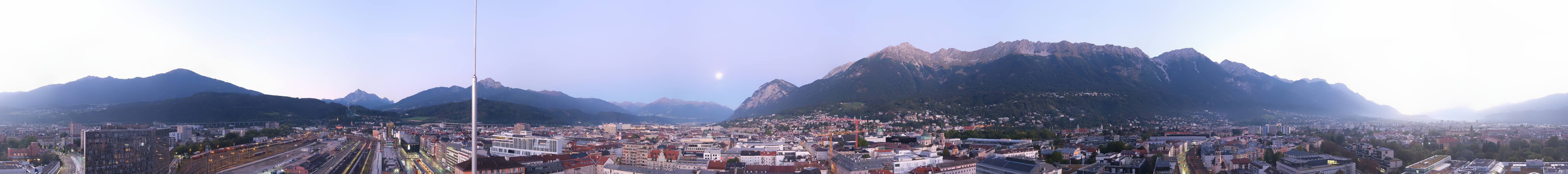 Archiv Foto Webcam Panoramablick - Innsbruck