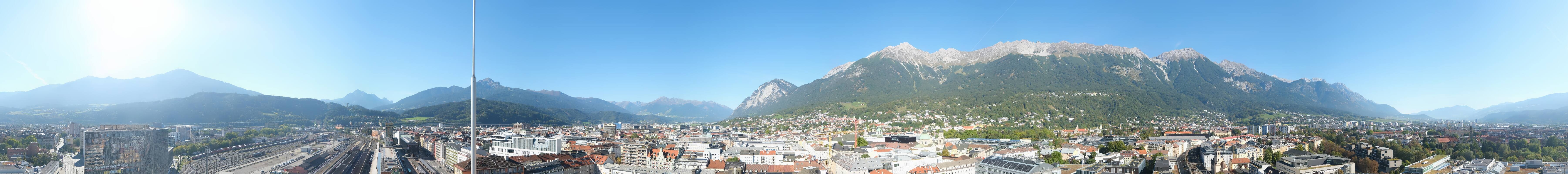 Archiv Foto Webcam Panoramablick - Innsbruck