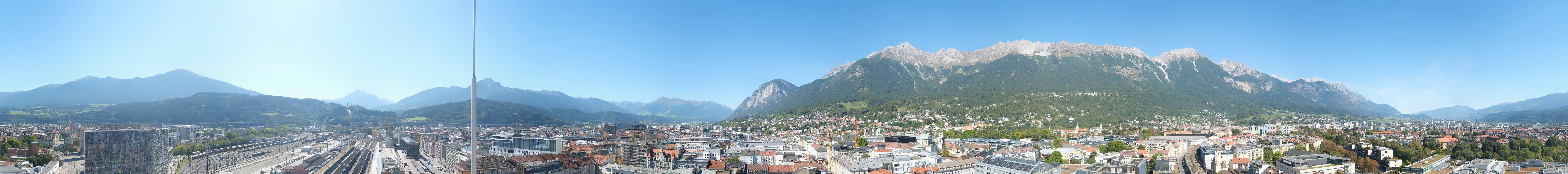 Archiv Foto Webcam Panoramablick - Innsbruck