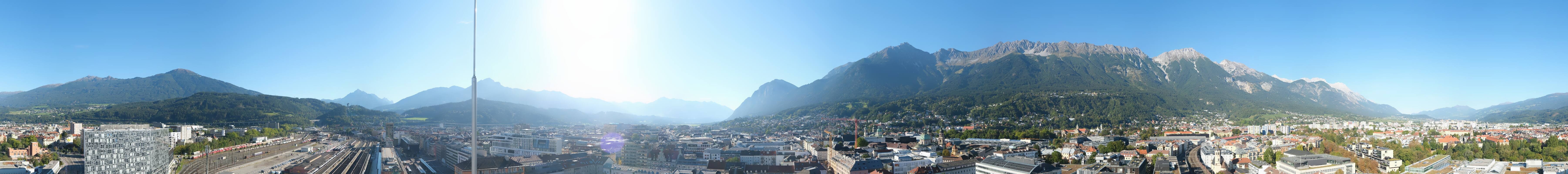 Archiv Foto Webcam Panoramablick - Innsbruck