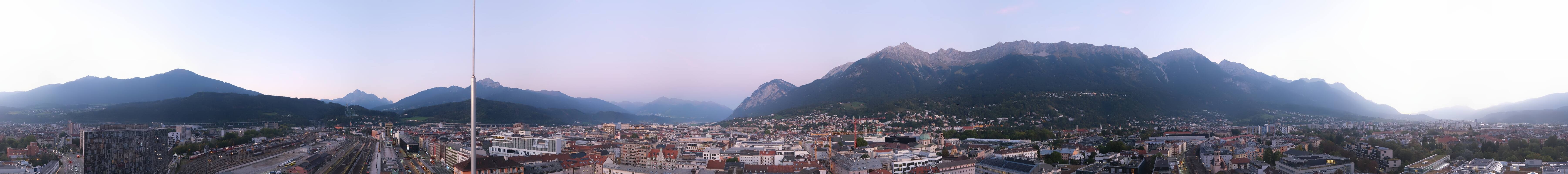 Archiv Foto Webcam Panoramablick - Innsbruck