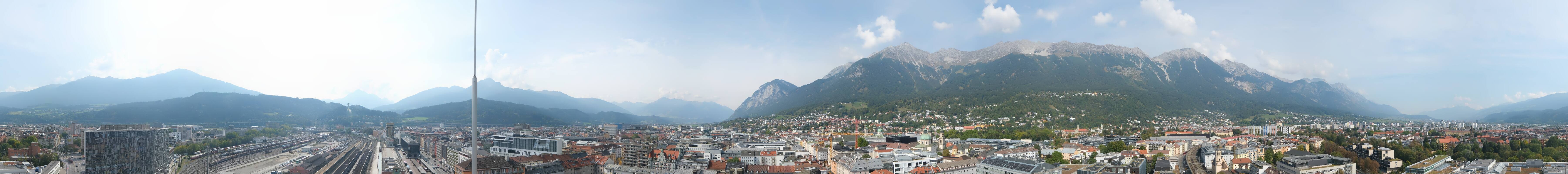 Archived image Webcam Innsbruck - panoramic view