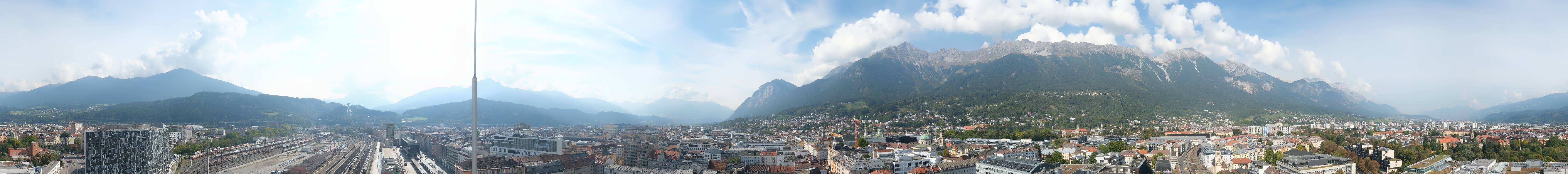 Archiv Foto Webcam Panoramablick - Innsbruck
