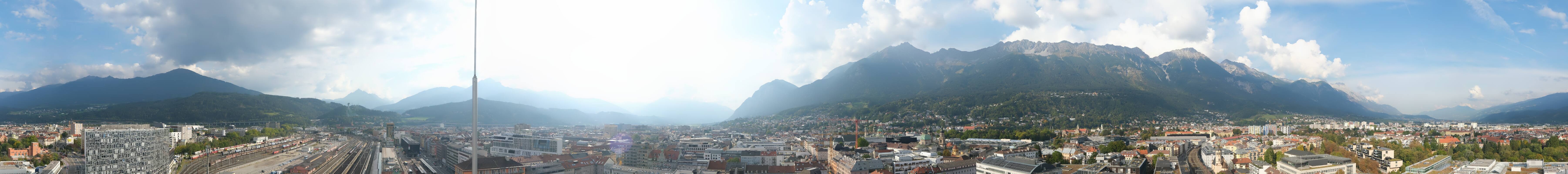 Archiv Foto Webcam Panoramablick - Innsbruck