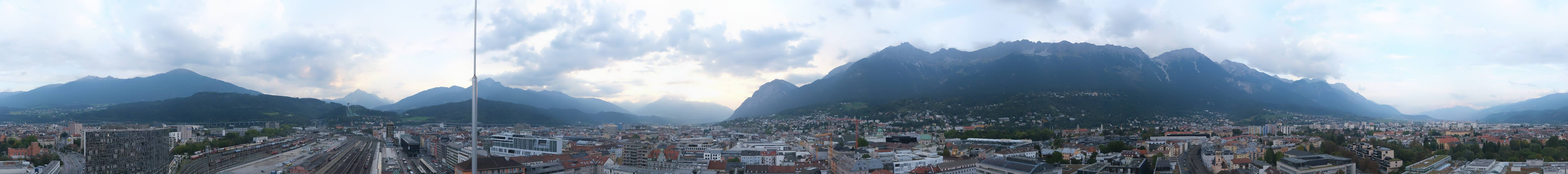 Archiv Foto Webcam Panoramablick - Innsbruck