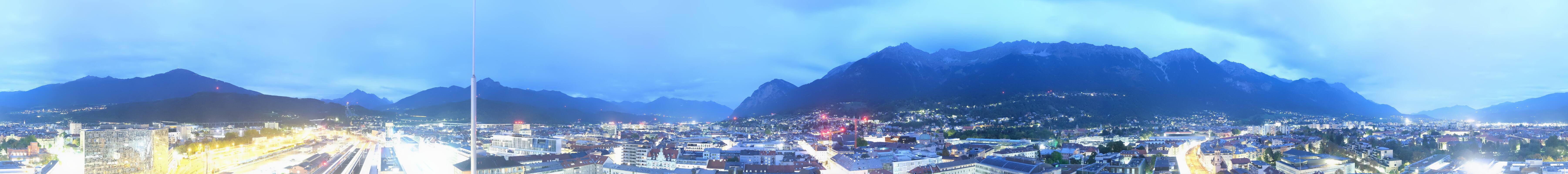 Archiv Foto Webcam Panoramablick - Innsbruck