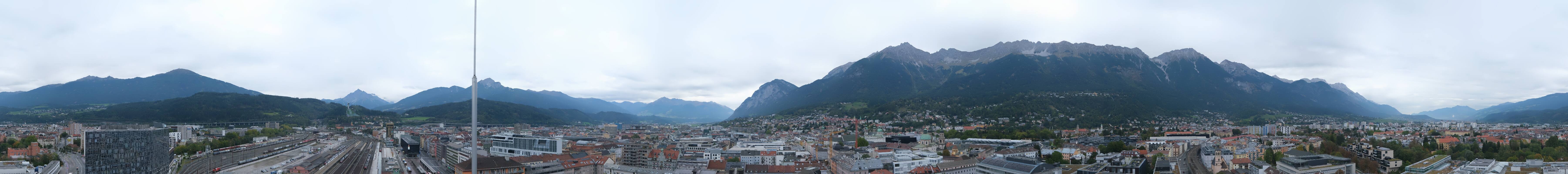 Archiv Foto Webcam Panoramablick - Innsbruck