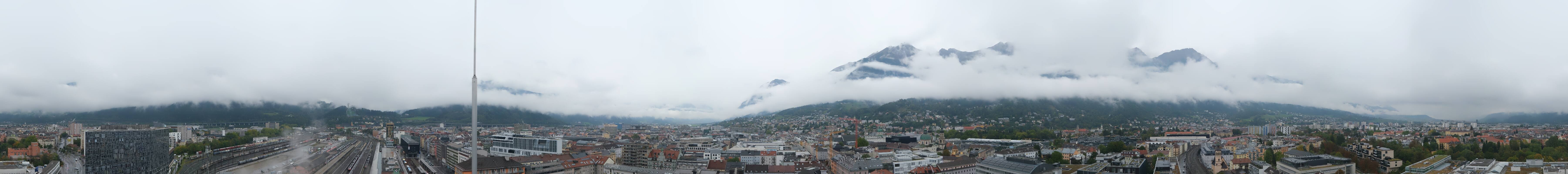 Archiv Foto Webcam Panoramablick - Innsbruck