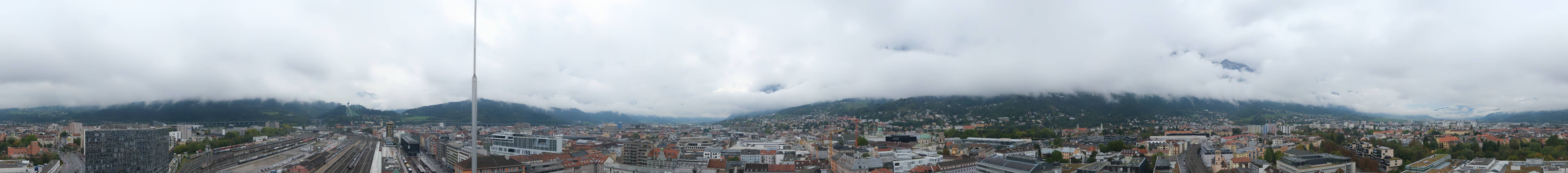 Archiv Foto Webcam Panoramablick - Innsbruck