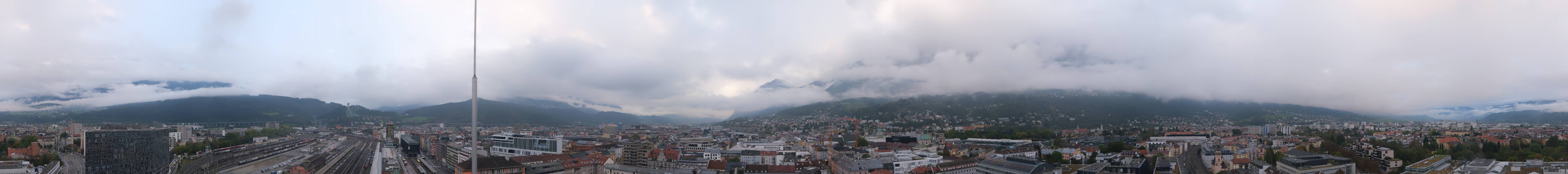 Archiv Foto Webcam Panoramablick - Innsbruck