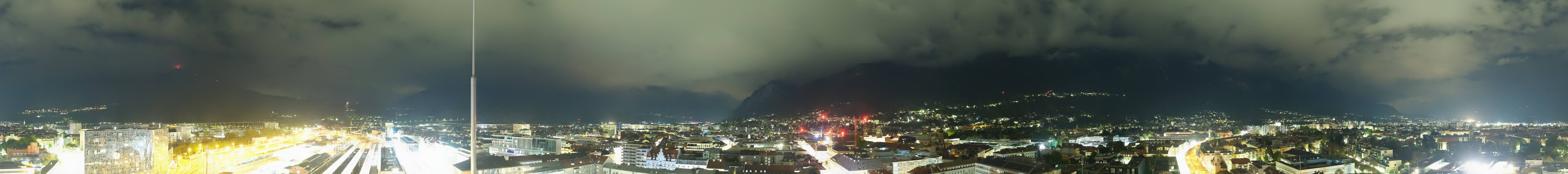 Archiv Foto Webcam Panoramablick - Innsbruck