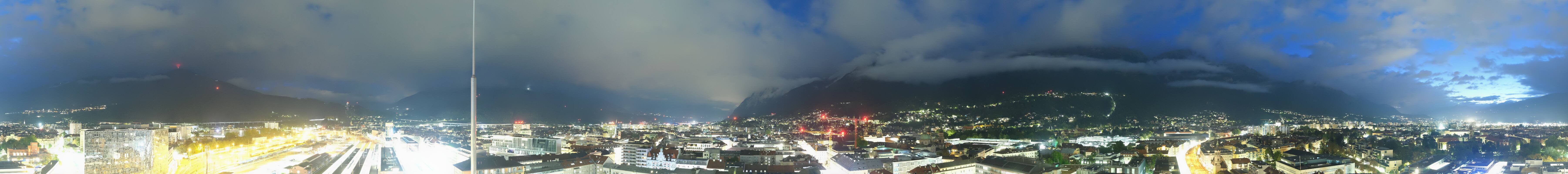 Archiv Foto Webcam Panoramablick - Innsbruck