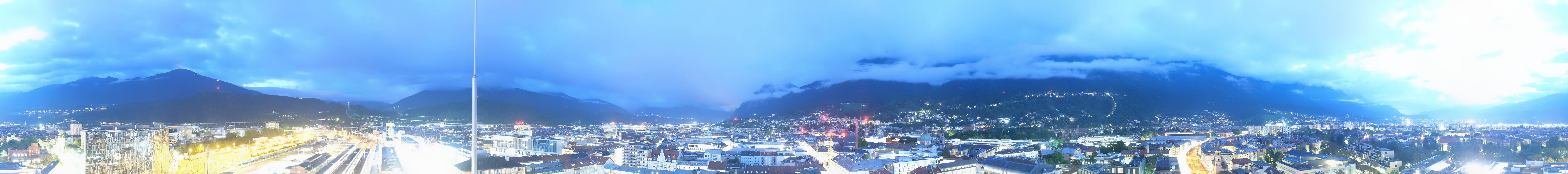 Archiv Foto Webcam Panoramablick - Innsbruck