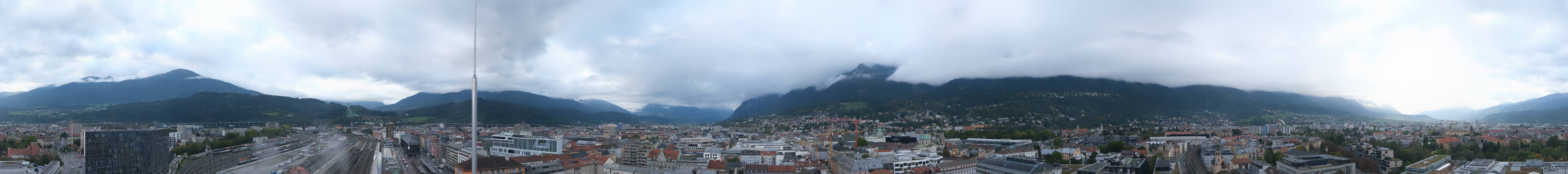 Archiv Foto Webcam Panoramablick - Innsbruck