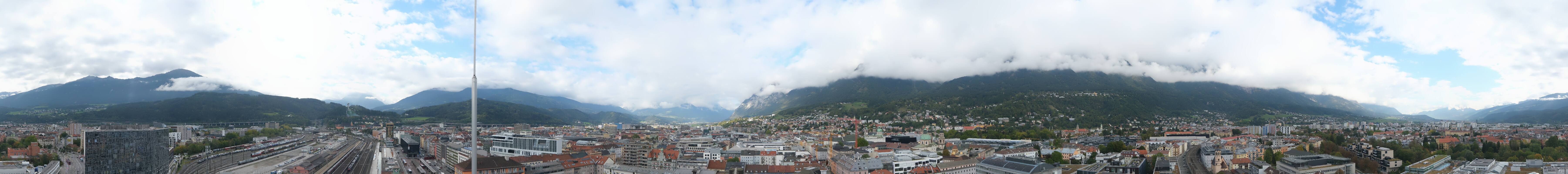 Archiv Foto Webcam Panoramablick - Innsbruck
