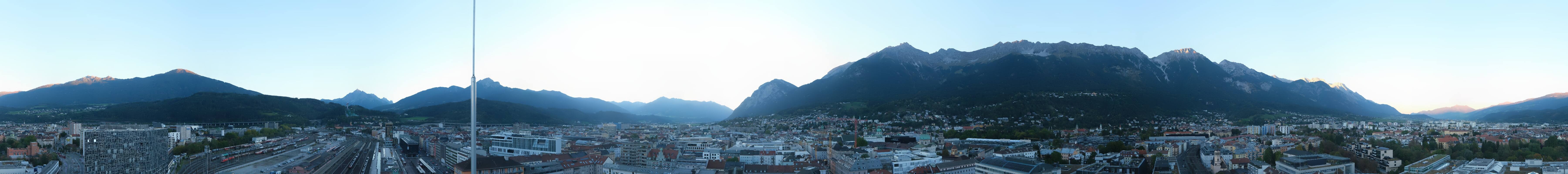 Archiv Foto Webcam Panoramablick - Innsbruck