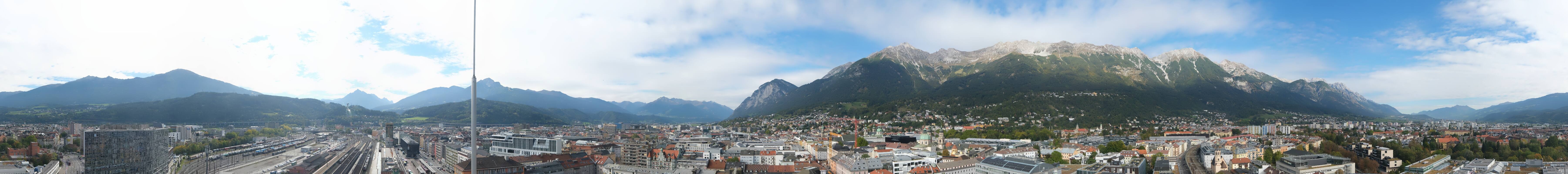 Archived image Webcam Innsbruck - panoramic view