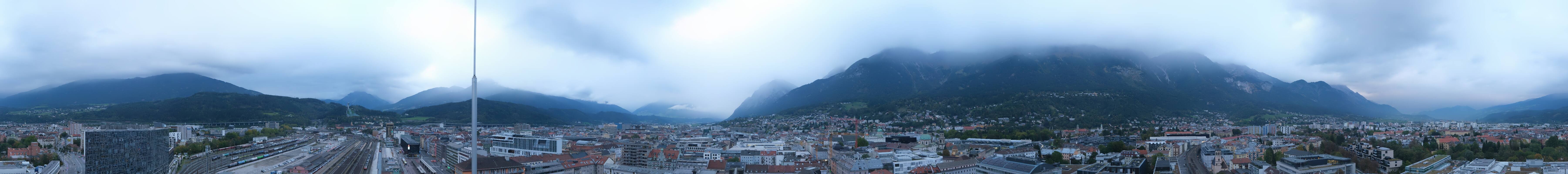 Archiv Foto Webcam Panoramablick - Innsbruck