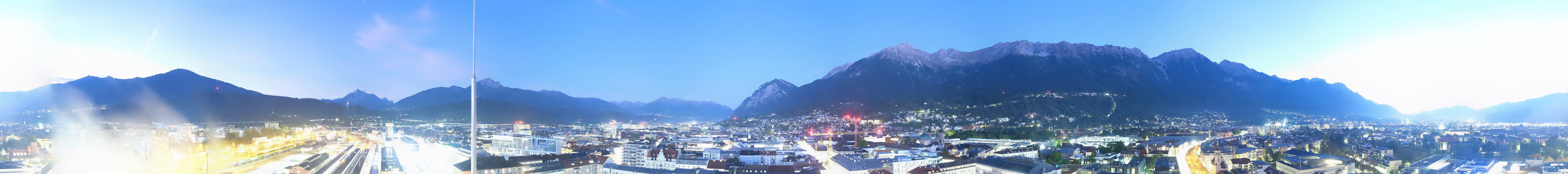 Archiv Foto Webcam Panoramablick - Innsbruck