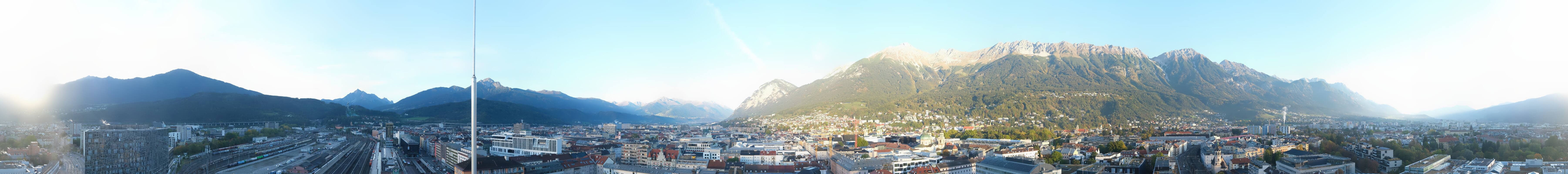 Archiv Foto Webcam Panoramablick - Innsbruck