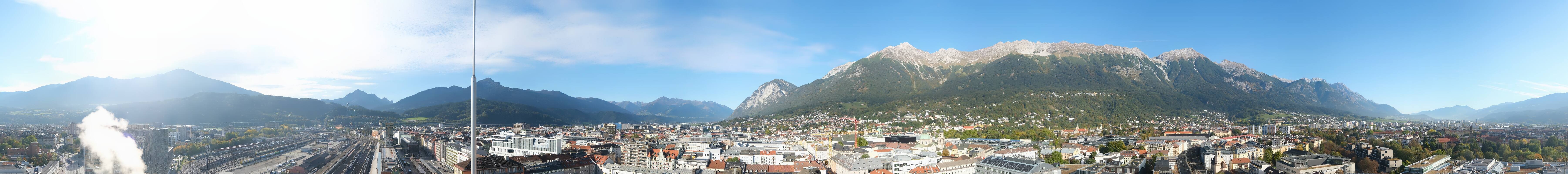 Archiv Foto Webcam Panoramablick - Innsbruck